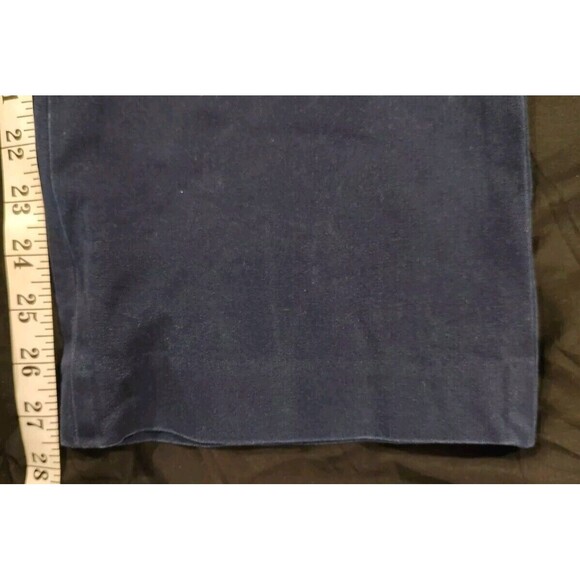 RALPH LAUREN Pants Women’s 16 Chino Ankle Straight Leg Blue Mid Rise - Picture 6 of 7